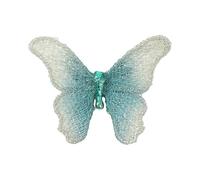 Green Cloth Butterfly Pin Artisanal Needlecraft Creation Comfortable Wear Daily Outfit Augmenter Thin Blossomy Pin Addition