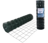 (Green Coated 0.9M x 25M) Welded Galvanised PVC Plastic Coated Fencing Chicken Wire Mesh Aviary Garden