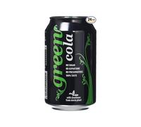Green Cola Cans 24 Pack No Sugar Soft Drink 0 Calories No Aspartame Natural Caffeine 100% Taste Bulk Pack of 24 Cans x 330 ml