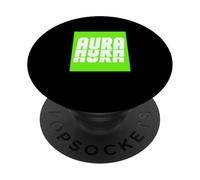 Green Color Aura-x3 Green Graphic PopSockets Adhesive PopGrip