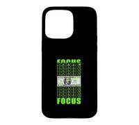 Green Color Focus On Your Money Graphic Case for iPhone 15 Pro Max