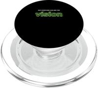 Green Color Not Everyone Can See The Vision Green Graphic PopSockets PopGrip for MagSafe