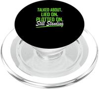 Green Color Still Standing Green Graphic PopSockets PopGrip for MagSafe