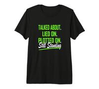 Green Color Still Standing Green Graphic Premium T-Shirt