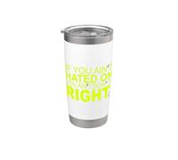 Green Color You Can Hate Me Now Green Graphic Stainless Steel Insulated Tumbler