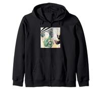Green composition by Wassily Kandinsky (1923) Zip Hoodie