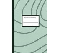 Green Composition Notebook: 100 Pages | 6" x 9" | College Ruled | Nature-Inspired Design | Soft Cover Matte Finish