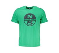 Green Cotton Print Logo T-Shirt - male - North Sails - T-Shirts - Green - M - Tops M