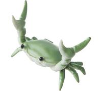 Green Creative Crab Pen Holder Weightlifting Crabs Pen Stand Storage Rack, Office Desktop Decoration, Pencil Holders Desk Supplies Holders and Dispensers, Desk Accessories and Workspace Organizers