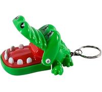 Green Crocodile Teeth Classic Crocodile, Crocodile Biting Fingers Dentist Games Funny Alligator Teeth Game Decompression Keychain, Novelty Practical Joke Car Keychain