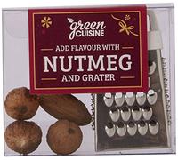 Green Cuisine Nutmeg Grater with Nutmegs, 20 g