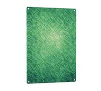 Green Curve Texture patterned signage, indoor and outdoor wall decoration, suitable for parties, bedrooms, and porches.