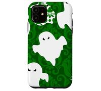 green damask ghost halloween paranormal apparition sinister Case for iPhone 11