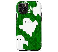 green damask ghost halloween paranormal apparition sinister Case for iPhone 11 Pro