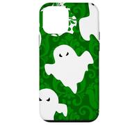 green damask ghost halloween paranormal apparition sinister Case for iPhone 12 mini