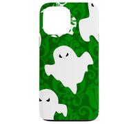 green damask ghost halloween paranormal apparition sinister Case for iPhone 13 Pro Max