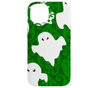 green damask ghost halloween paranormal apparition sinister Case for iPhone 14