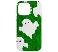 green damask ghost halloween paranormal apparition sinister Case for iPhone 14 Pro Max