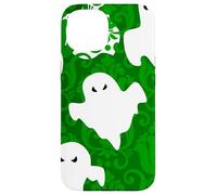 green damask ghost halloween paranormal apparition sinister Case for iPhone 15