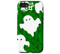 green damask ghost halloween paranormal apparition sinister Case for iPhone SE (2020) / 7 / 8