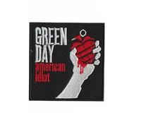 Green Day American Idiot Patch Badge Embroidered Iron on Applique Patch Accessory