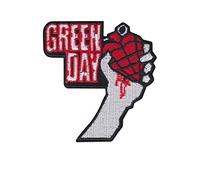 Green Day American Idiot Red Patch Badge Embroidered Iron on Applique Souvenir Accessory