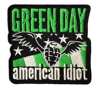 Green Day American Idiot Wings Standard Woven Patch One Size