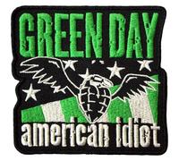 Green Day American Idiot Wings Standard Woven Patch One Size