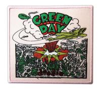 Rock Off officially licensed products Green Day Dookie Album Cover Pink Standard Printed Patch Accessory Size
