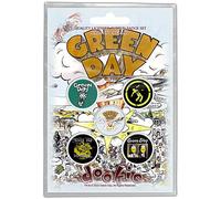 Green Day Dookie Badge Set (Pack of 5) (One Size) (Multicoloured)