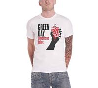 Green Day GDTSW12MW02 T-Shirt, White/Red/Black, Medium