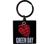 Green Day Grenade Logo Keyring in Black green day Black One Size