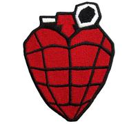 Rock Off officially licensed products Green Day Grenade Standard Woven Patch Accessory Size