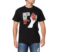 Green Day Men's American Idiot Short Sleeve T-Shirt, Black, Medium