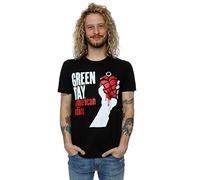 Green Day Men's American Idiot T-Shirt Large Black