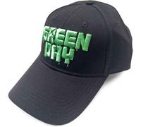 Green Day Men's Dripping Logo Baseball Cap Black