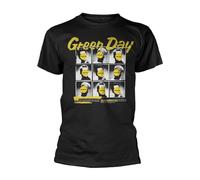 Green Day Men's Nimrod Yearbook T-Shirt Black, Black, Large