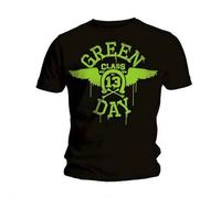 Green Day Neon Wings T-Shirt in Black | Size: Large green day Black L