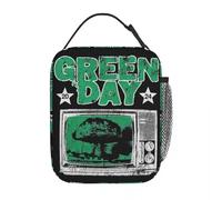 Green Day Rock Band Tour 2024 Insulated Lunch Bag for Travel Saviors Tour Storage Food Boxes Leakproof Cooler Thermal Lunch Box