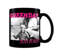 Green Day Saviors Logo Mug Black/pink/white (One Size)