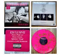 Green Day - Saviors (Neon Pink with Neon Green Splatter) [Web Exclusive] [VINYL]