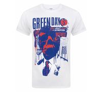 Green Day Short Sleeved T-Shirt | Mens White | Official Merch