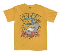 Green Day T Shirt Dookie Longview Band Logo Official Unisex Orange M