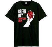 Amplified Unisex Adult American Idiot Green Day T-Shirt (XL) (Black)