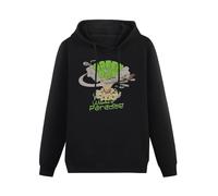 Green Day Welcome to Paradise Dookie Punk Rock Mens Funny Unisex Sweatshirts Graphic Print Hooded Black Sweater L