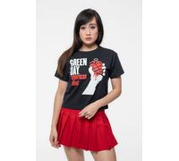 Green Day Women's American Idiot Crop Top in Black | Size: XL green day Black XL