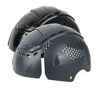 GREEN DEVIL Matrix Lite Head Protection Bumper Cap Universal Safety Bumper Cap Insert Hard Shell ABS Hard Shell Breathable Light Anti-Shock Fits Any Baseball Cap or Hardhats (Black + Grey)