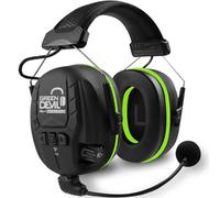 GREEN DEVIL Shield LD Aktiver Gehörschutz - Gehörschützer with Bluetooth 5.3 Technologie Integriertes Mikrofon EN352-konforme SNR 32dB für Mähen und Lärmintensive