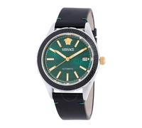 Green Dial Automatic Analog Watch - male - Versace - Watches - Black - ONE SIZE - Accessories ONE SIZE