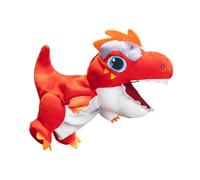 Green Dinosaur Stuffed Animals Hand Puppet Movable Mouth Plush Toy For Preschool Learning Interactive Storytelling Pretend Play Games Cartoon Dinosaur Toy